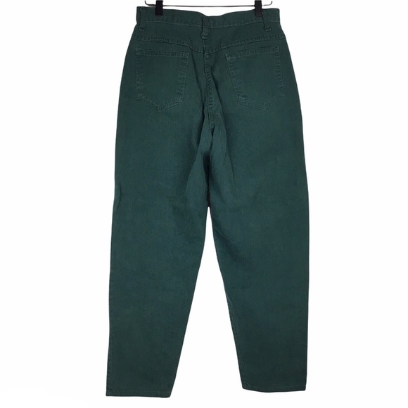 VINTAGE Mom Jeans USA Ultra High Waist Mom Dark Academia Retro Size 14 Average - Picture 4 of 9